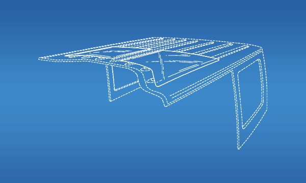 rp1 JeeTops™ rear panel design
