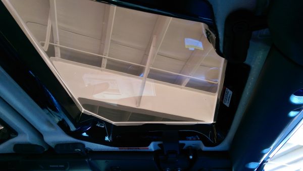 New JeeTops™ Sunroof front panel interior