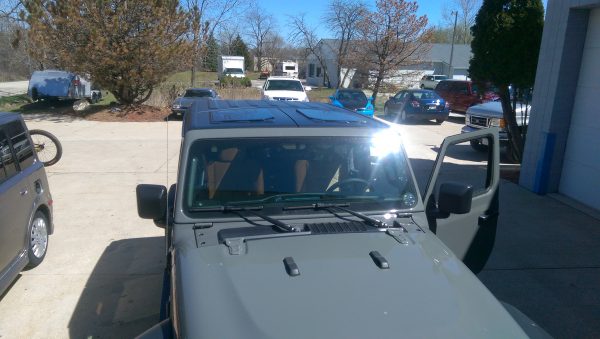 New JeeTops™ Sunroof front panels exterior