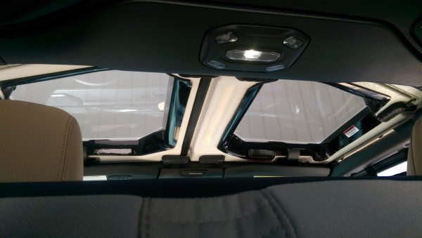 New JeeTops™ Sunroof front panels interior