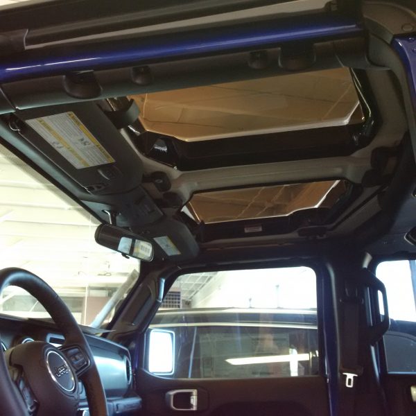 New JeeTops™ Sunroof front panels interior view