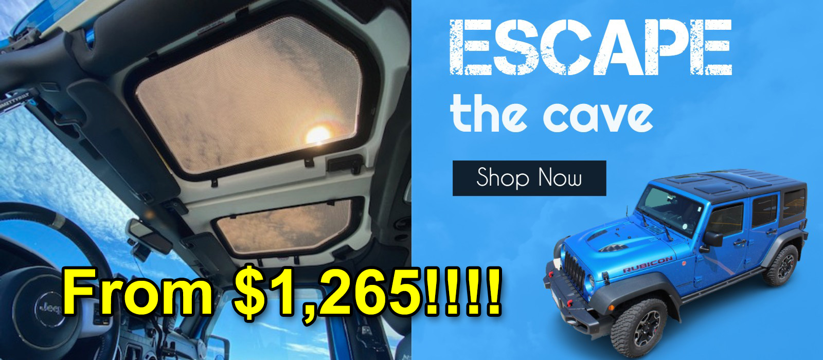 New OEM Freedom Tops | Jeep Freedom Top Front Panels | JeeTops®
